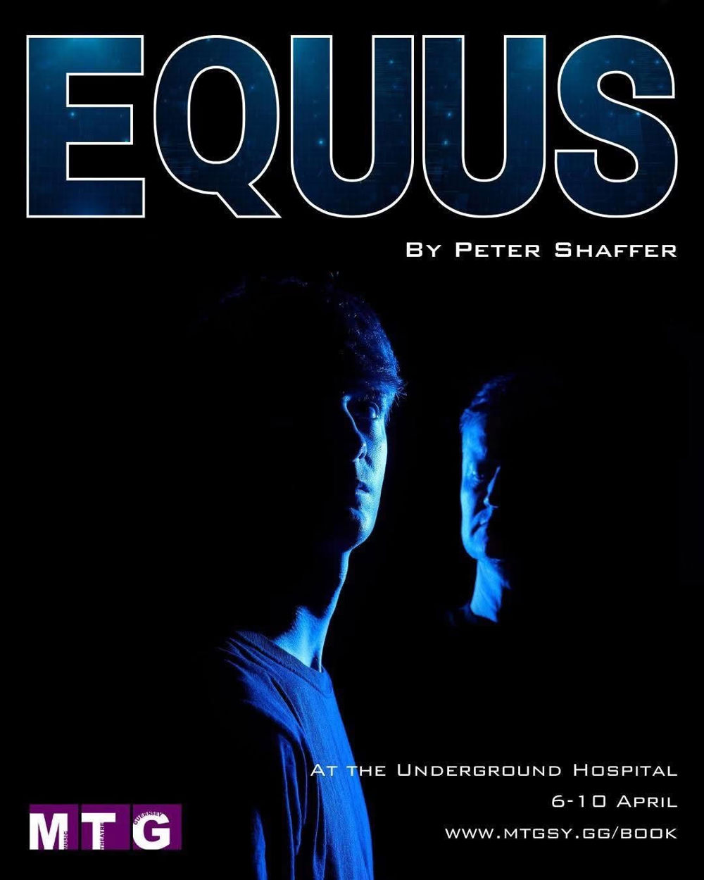 Poster for MTG presents: Equus by Peter Shaffer
