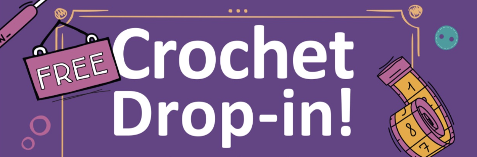 FREE Crochet drop-in