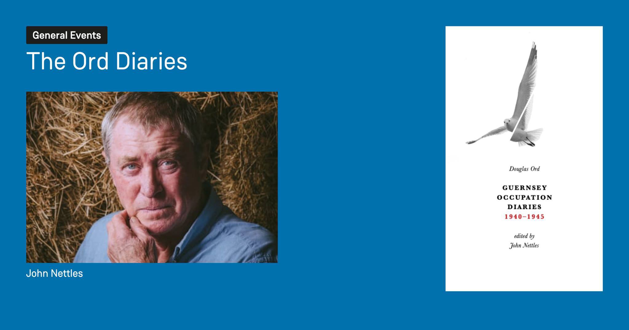*SOLD OUT* John Nettles on the Guernsey Occupation Diaries of the Reverend Douglas Ord