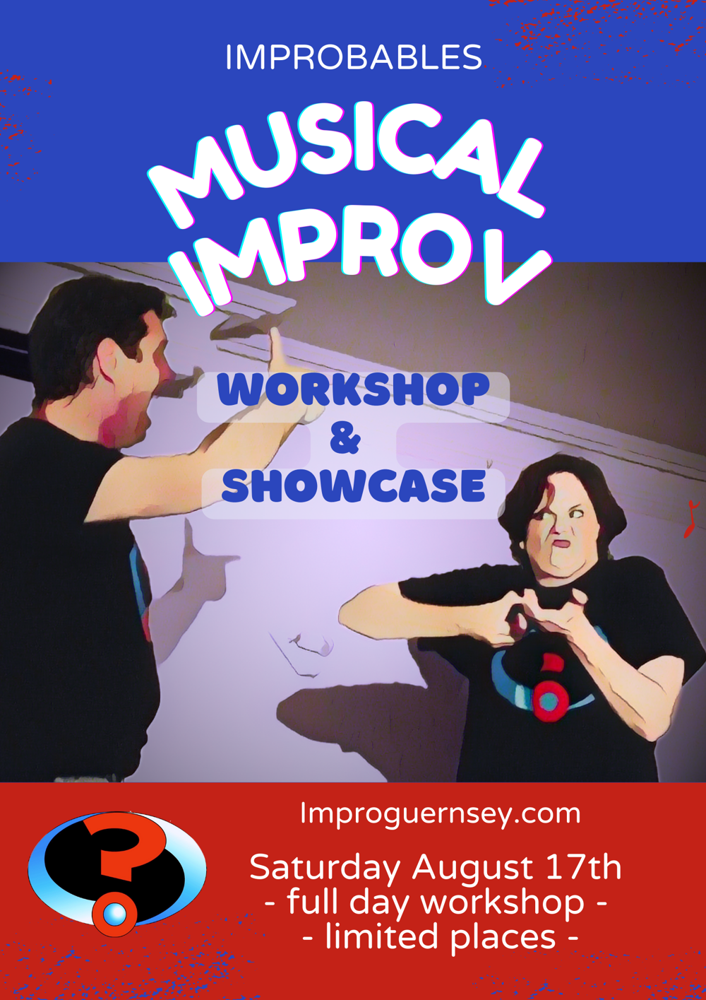 Poster for Guernsey Improbables: Improv Musical Workshop