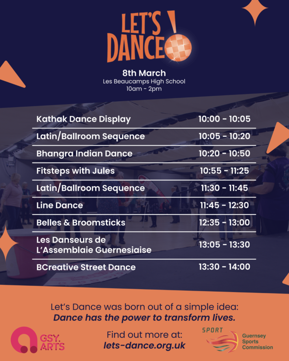 Poster for Guernsey: ‘Let’s Dance’ again!