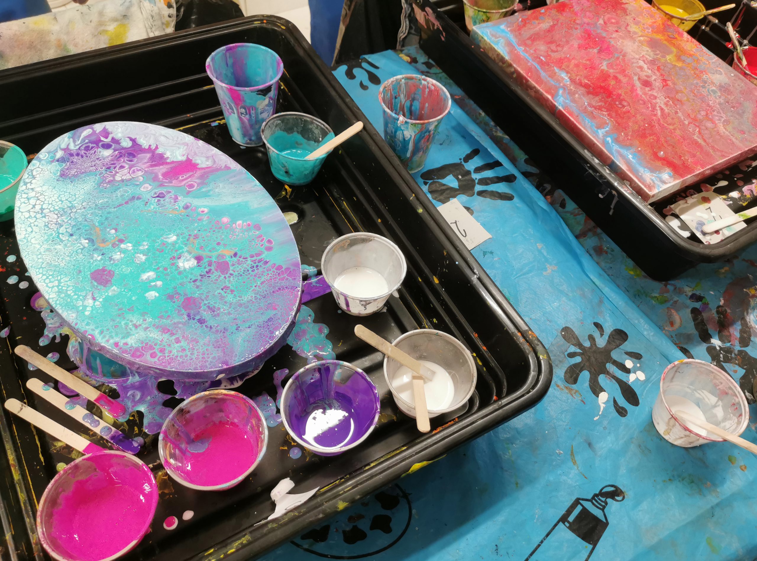 Acrylic Pouring Workshop