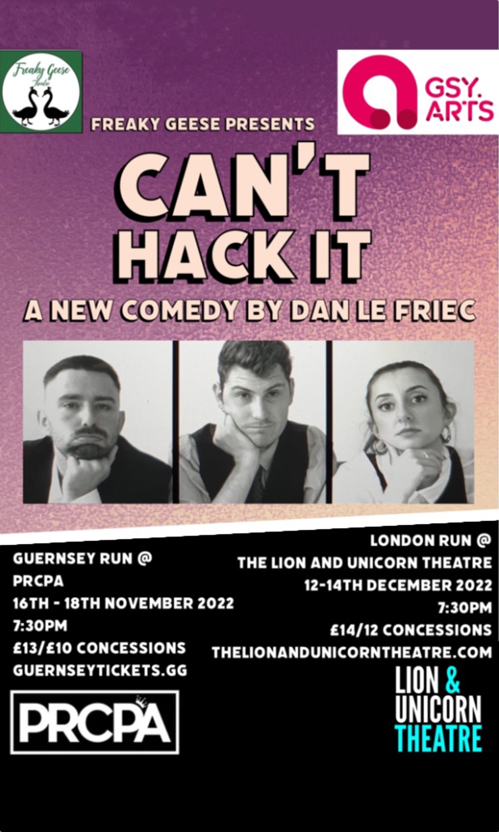 Poster for Freaky Geese Presents: Can't Hack It