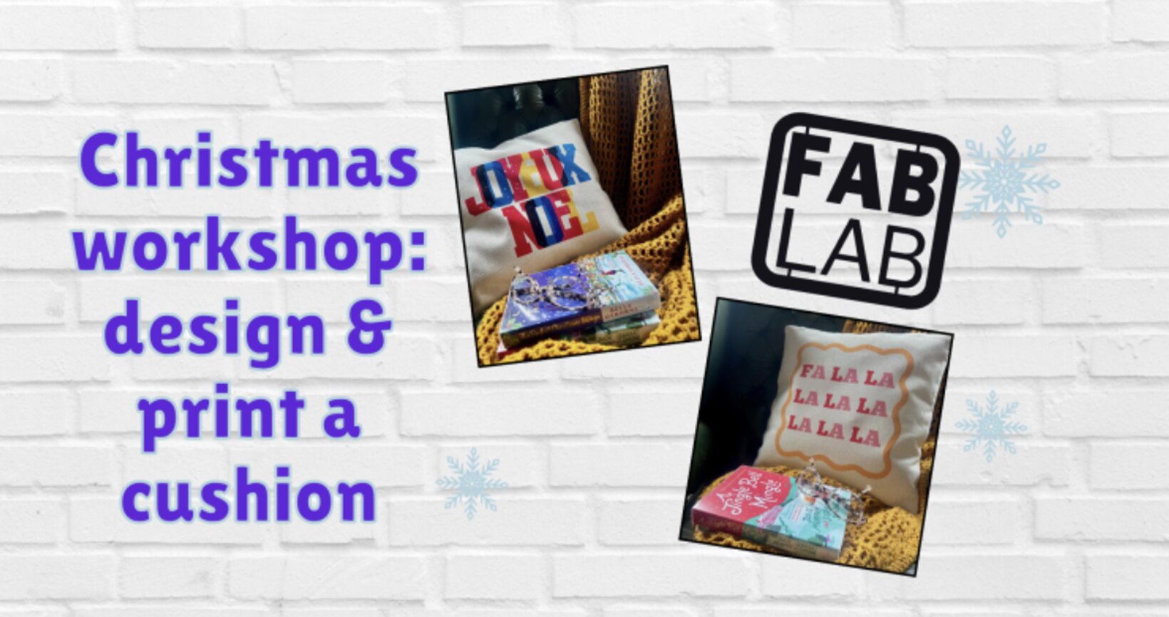 Fab Lab Workshop: Christmas Cushion