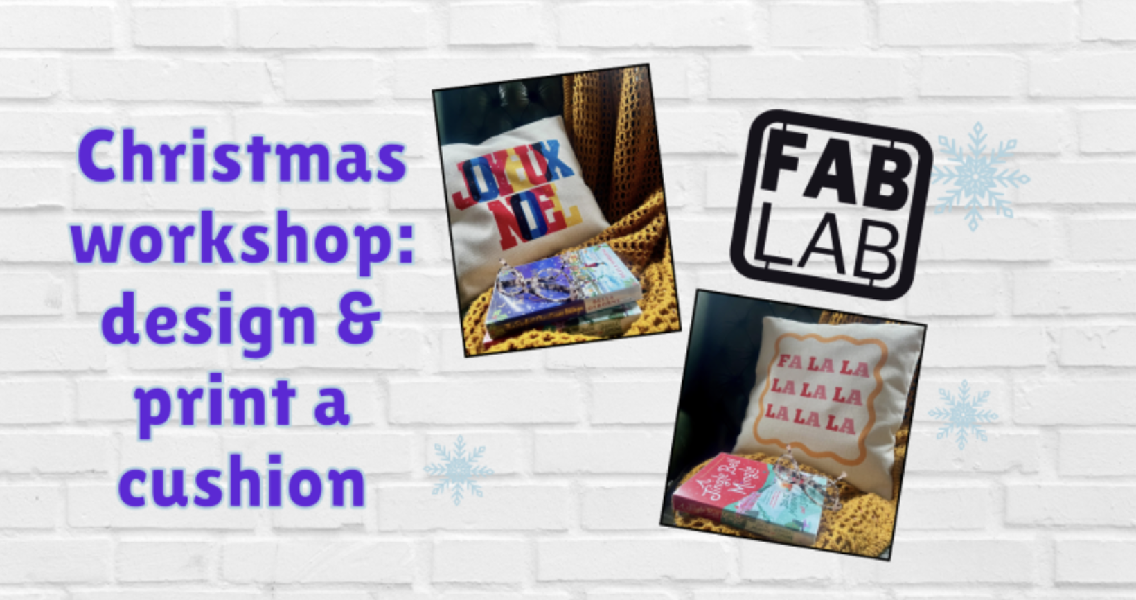 Fab Lab Workshop: Christmas Cushion