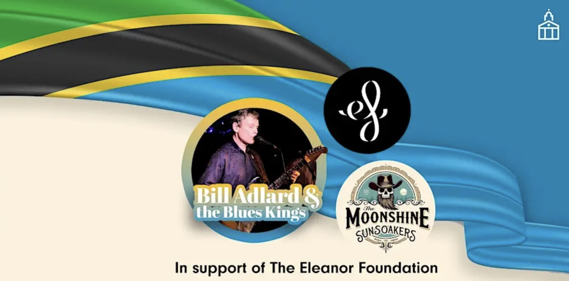 Bill Adlard & the Blues Kings, with support from the Moonshine Sunsoakers