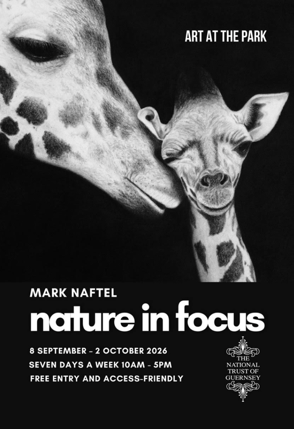 Poster for Art at the Park: 'Nature in Focus' by Mark Naftel