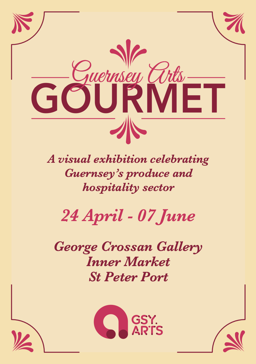 Poster for The Guernsey Arts Gourmet