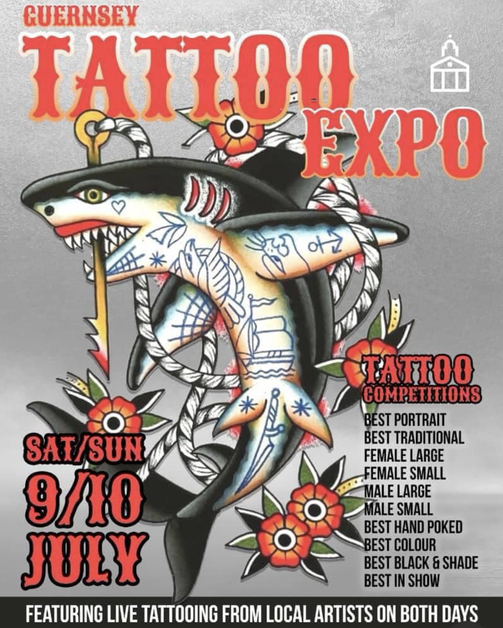 Poster for Guernsey's First Tattoo Expo