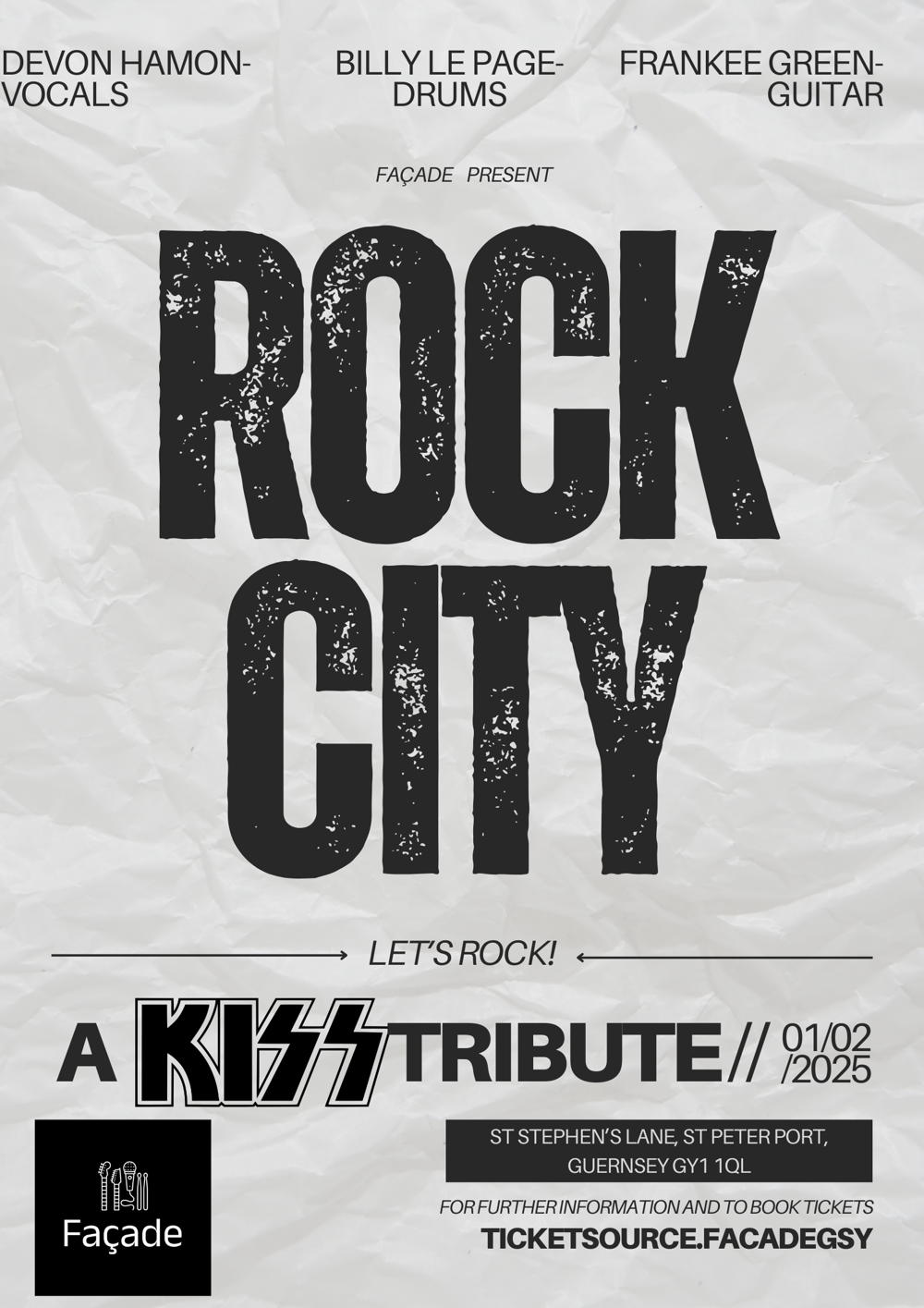 Poster for Façade presents: Rock City
