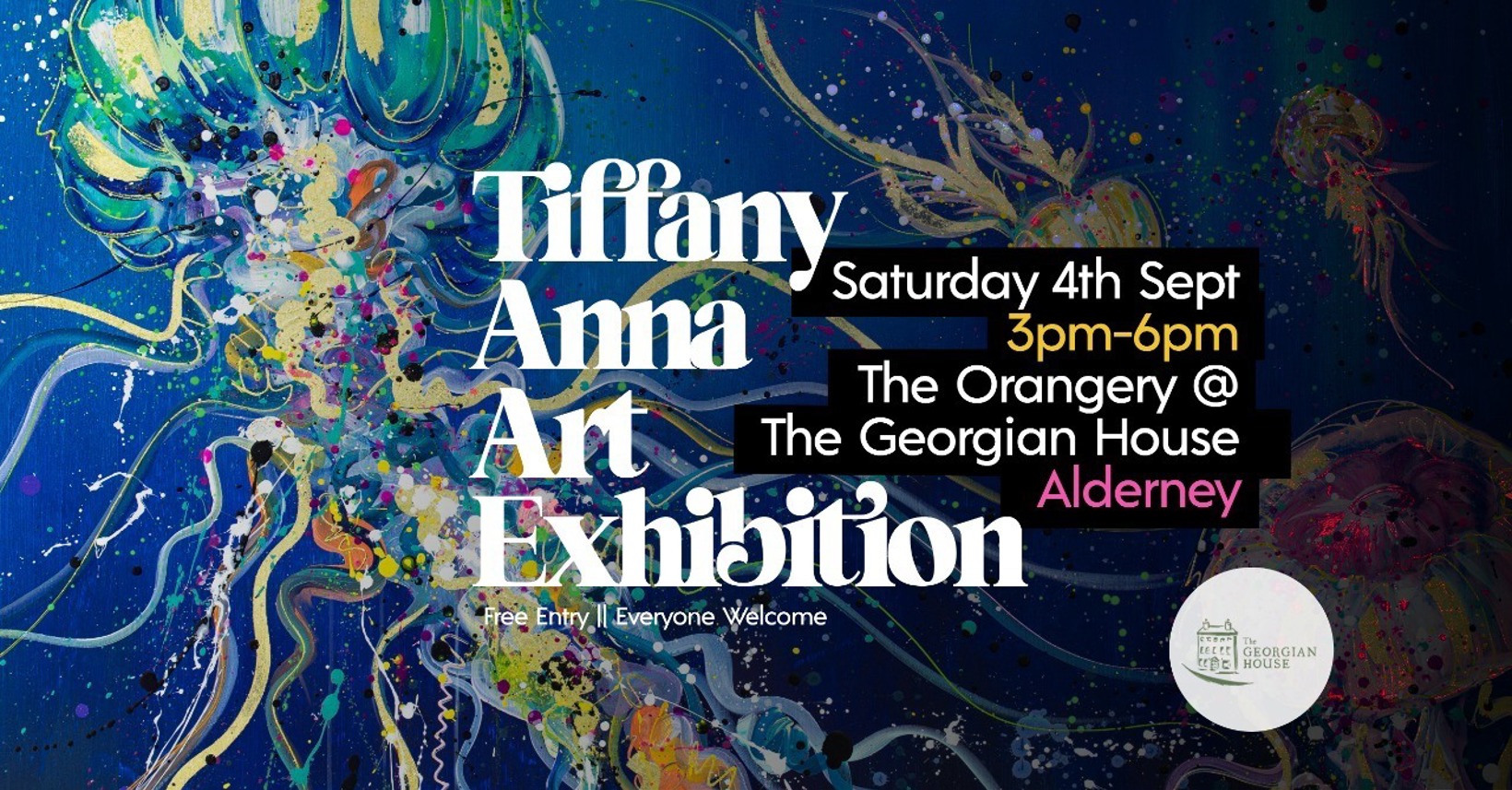 Tiffany Anna Art Exhibition in Alderney