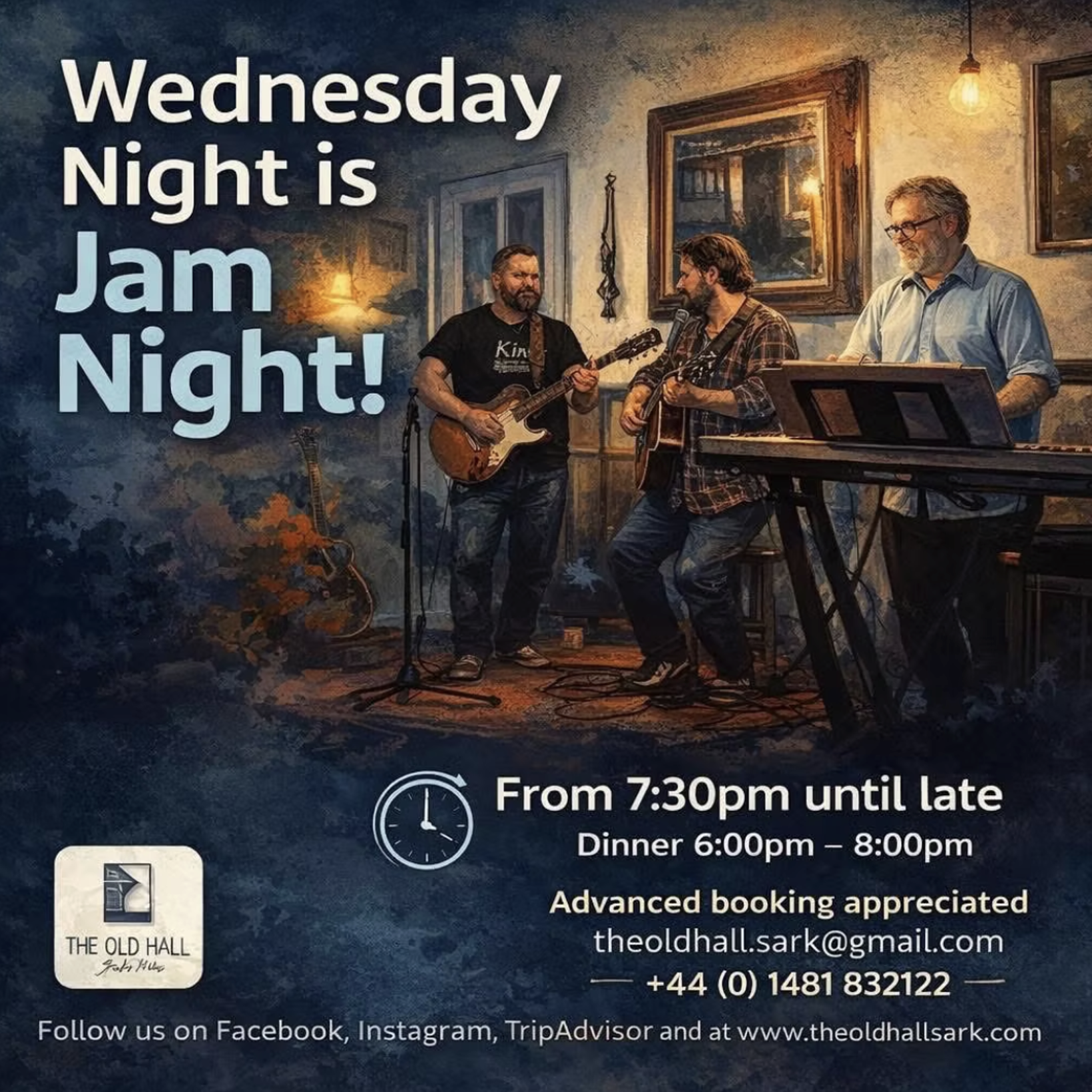 Jam Nights at the Old Hall!