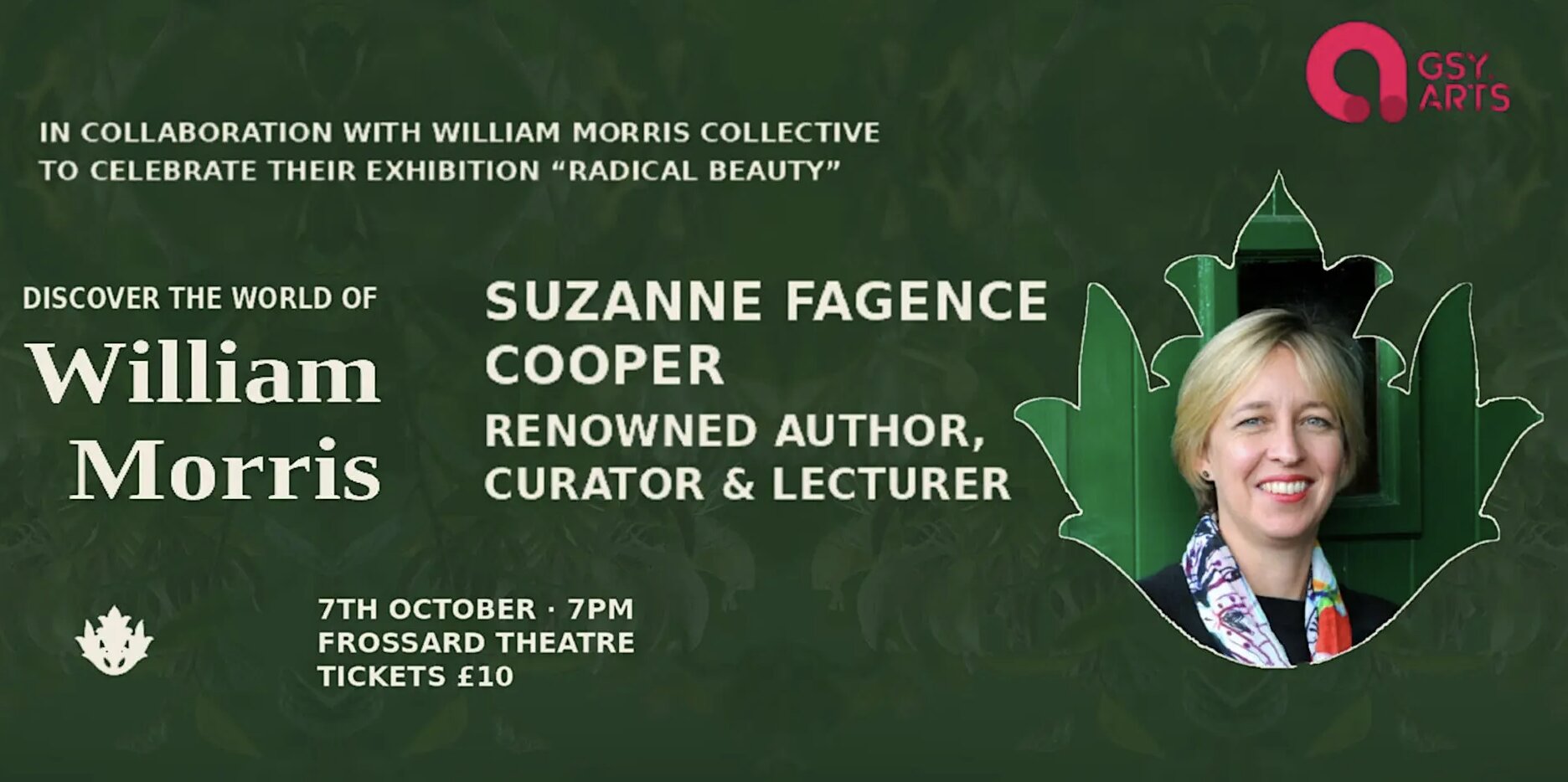 THE WILLIAM MORRIS COLLECTIVE: An Evening with Suzanne Fagence Cooper