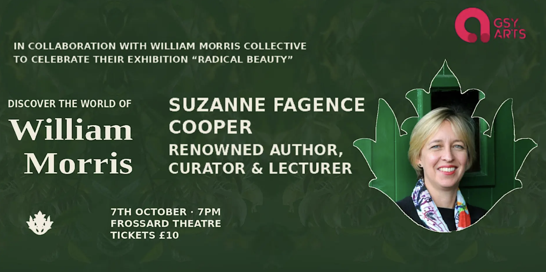 THE WILLIAM MORRIS COLLECTIVE: An Evening with Suzanne Fagence Cooper