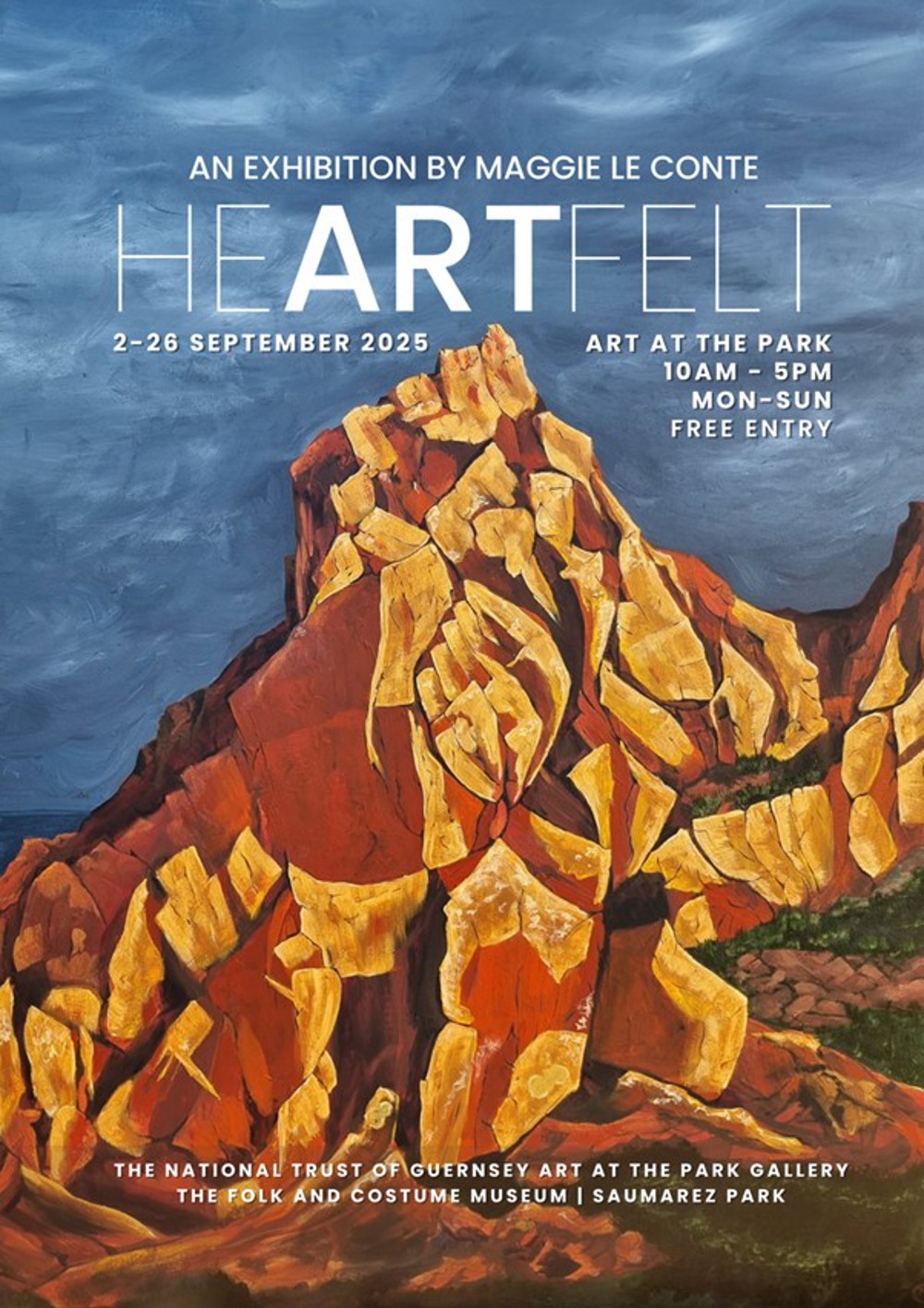 Poster for Art at the Park: 'HeARTfelt' by Maggie Le Conte