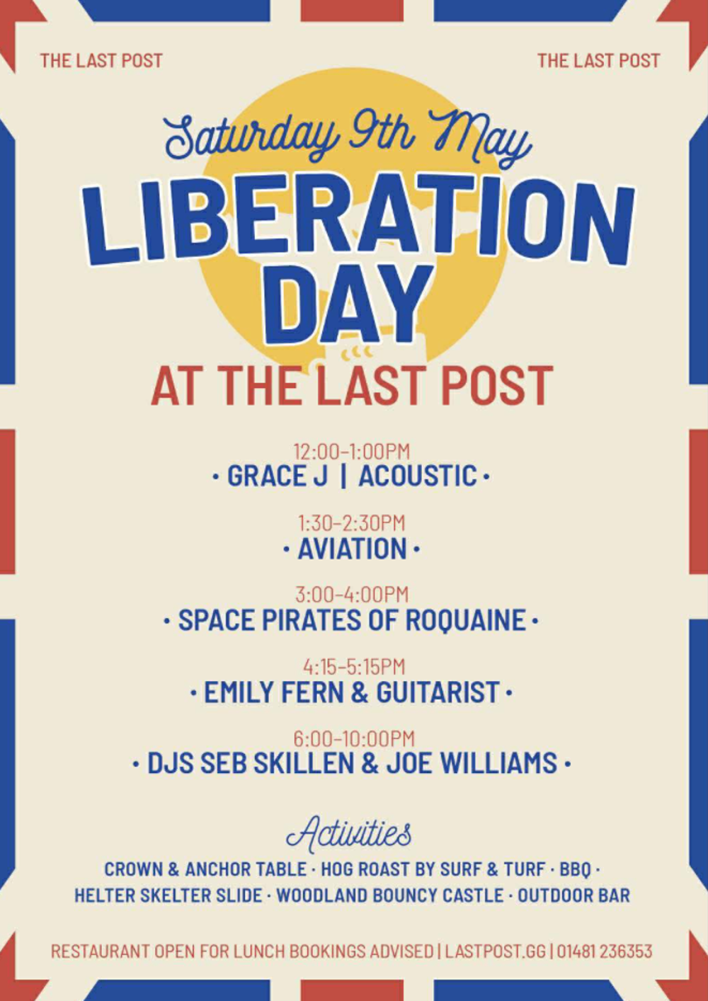 Poster for Liberation Day at The Last Post!