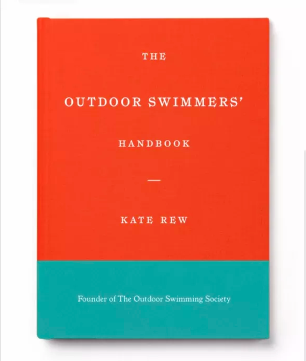 Poster for GLF presents The Outdoor Swimmers' Handbook, by Kate Rew