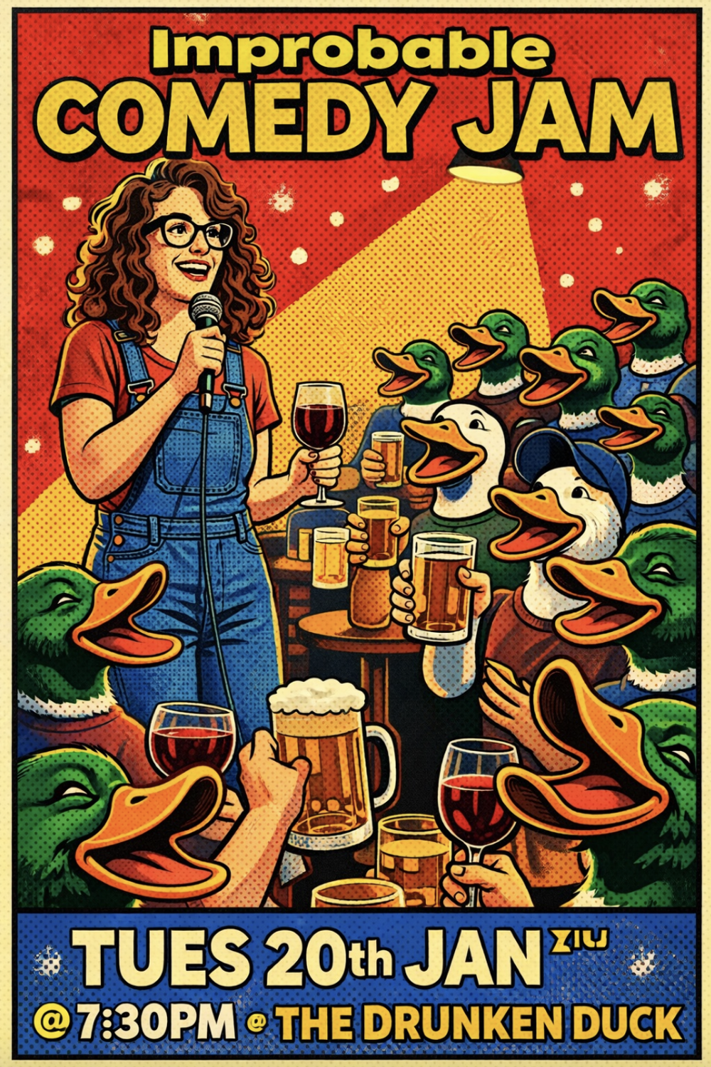 Poster for Improbable Comedy Jam