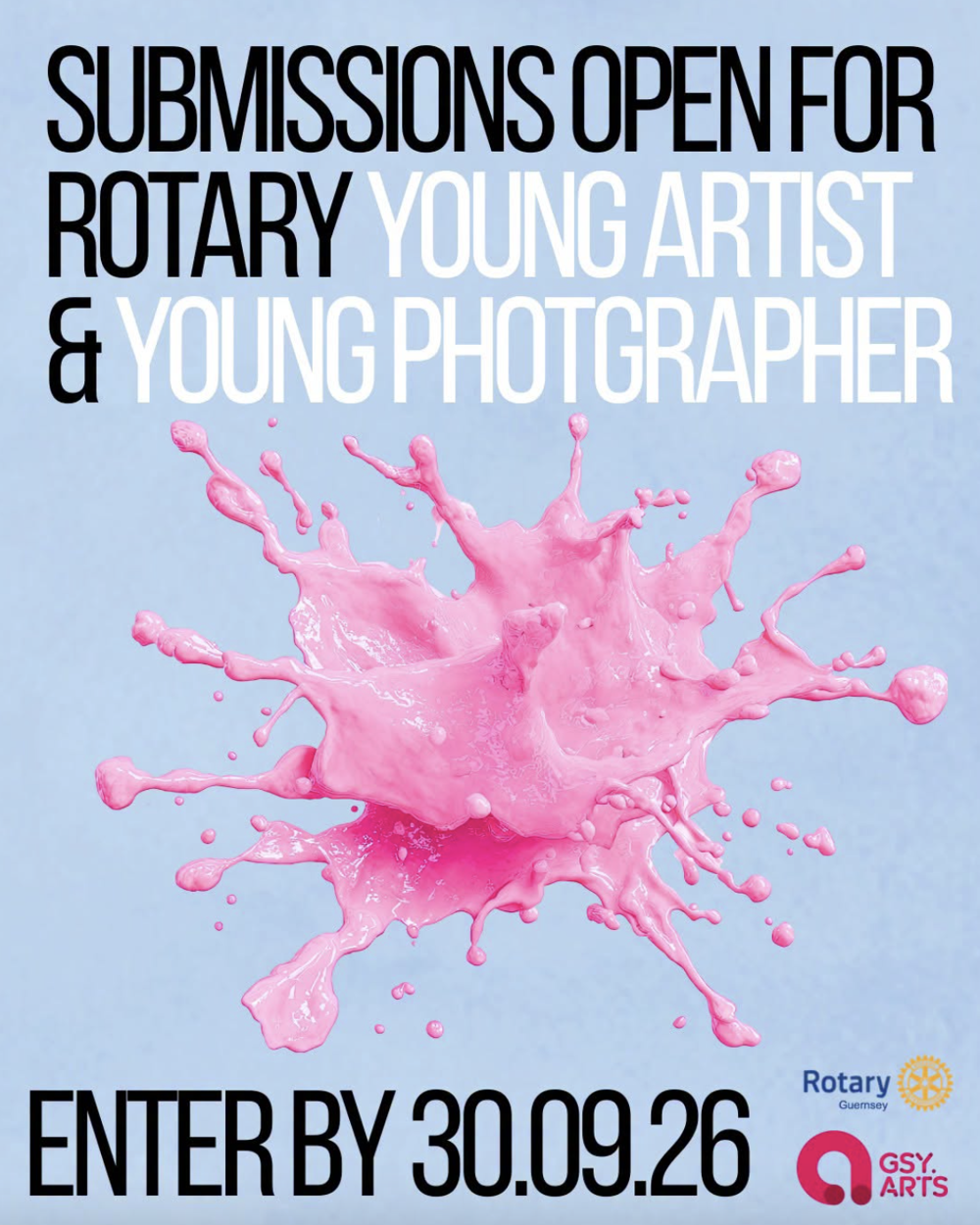 Poster for Rotary Young Artist and Rotary Youth Photographer Competition: SUBMISSIONS OPEN