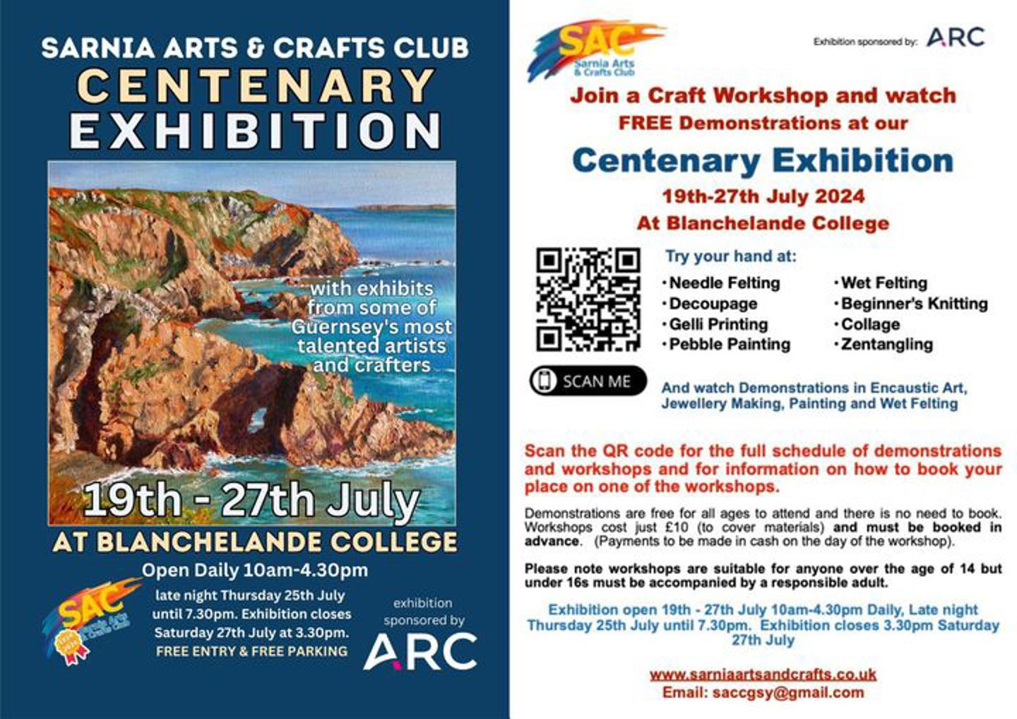 Sarnia Arts & Crafts Club Centenary Exhibition