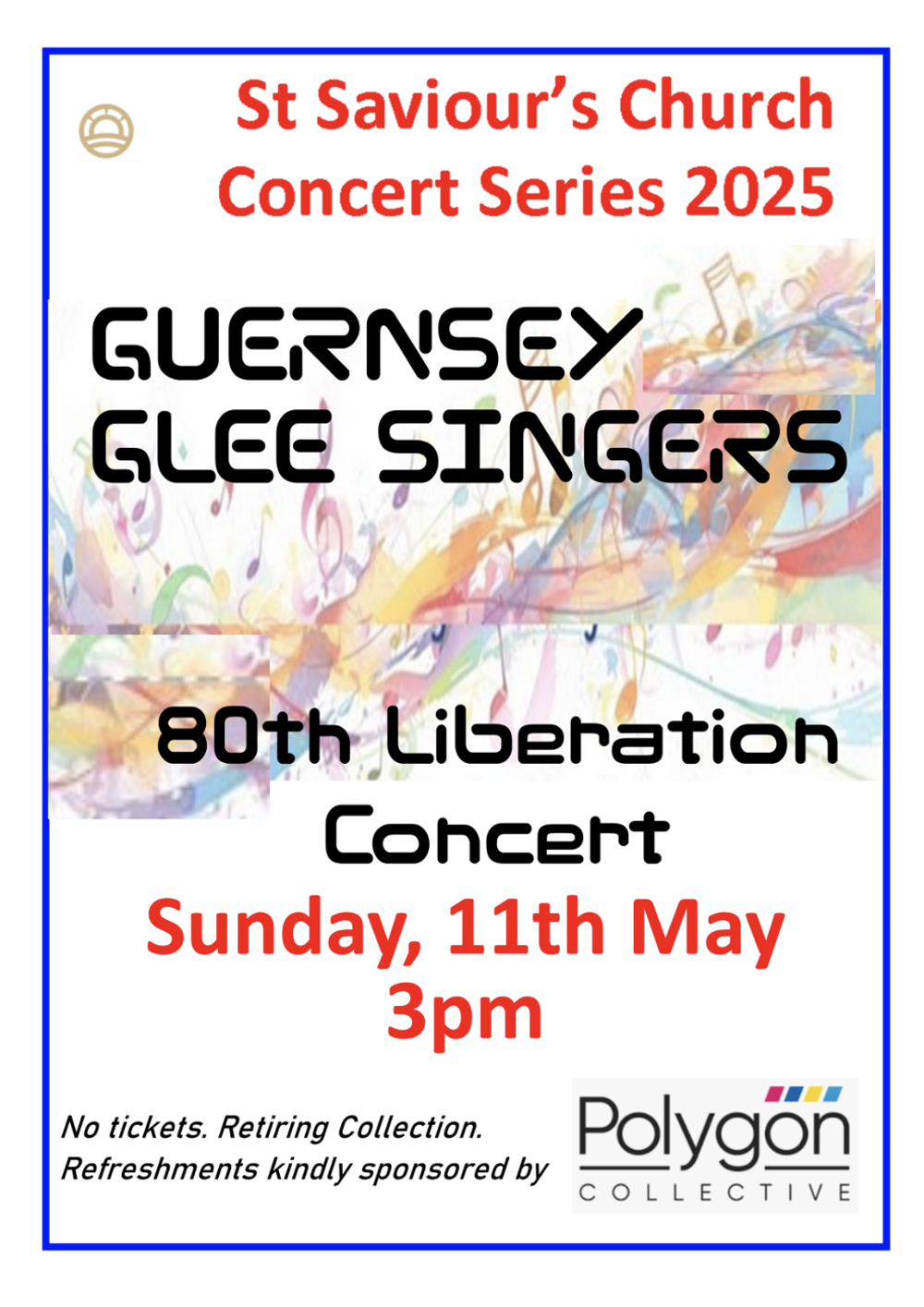 Poster for Guernsey Glee Singers Liberation Concert