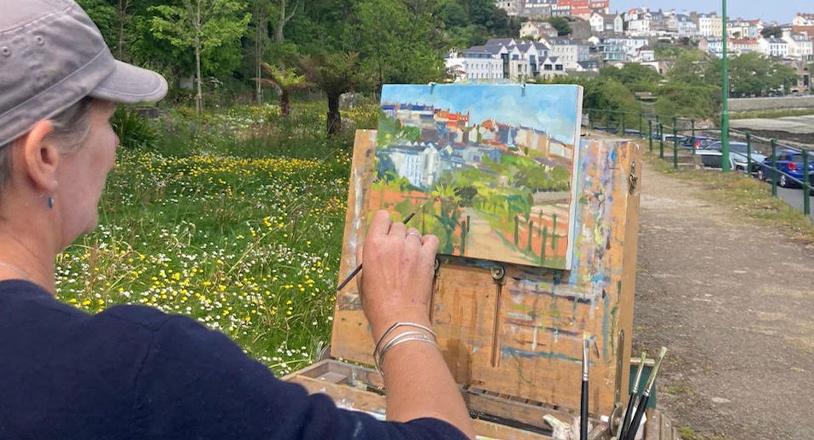 Looking Deeper - Plein Air Session by Rosanne Guille