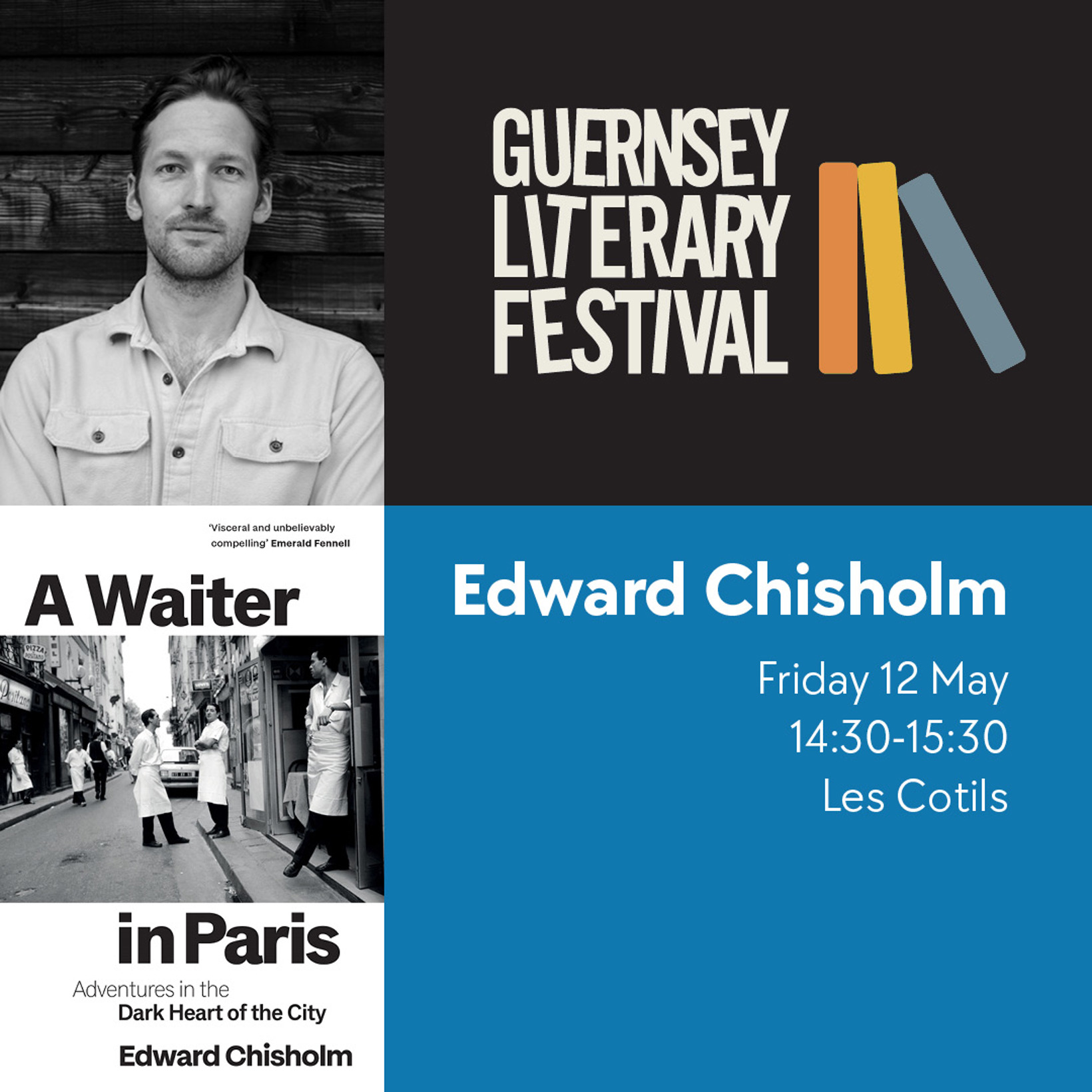 A Waiter in Paris - Guernsey Literary Festival