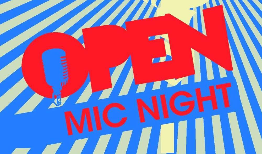 Poster for The Vault Open Mic Night