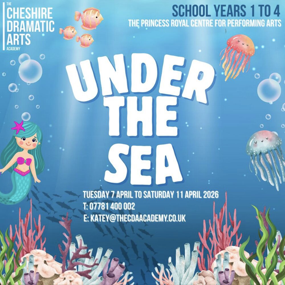 Poster for UNDER THE SEA EASTER WORKSHOP