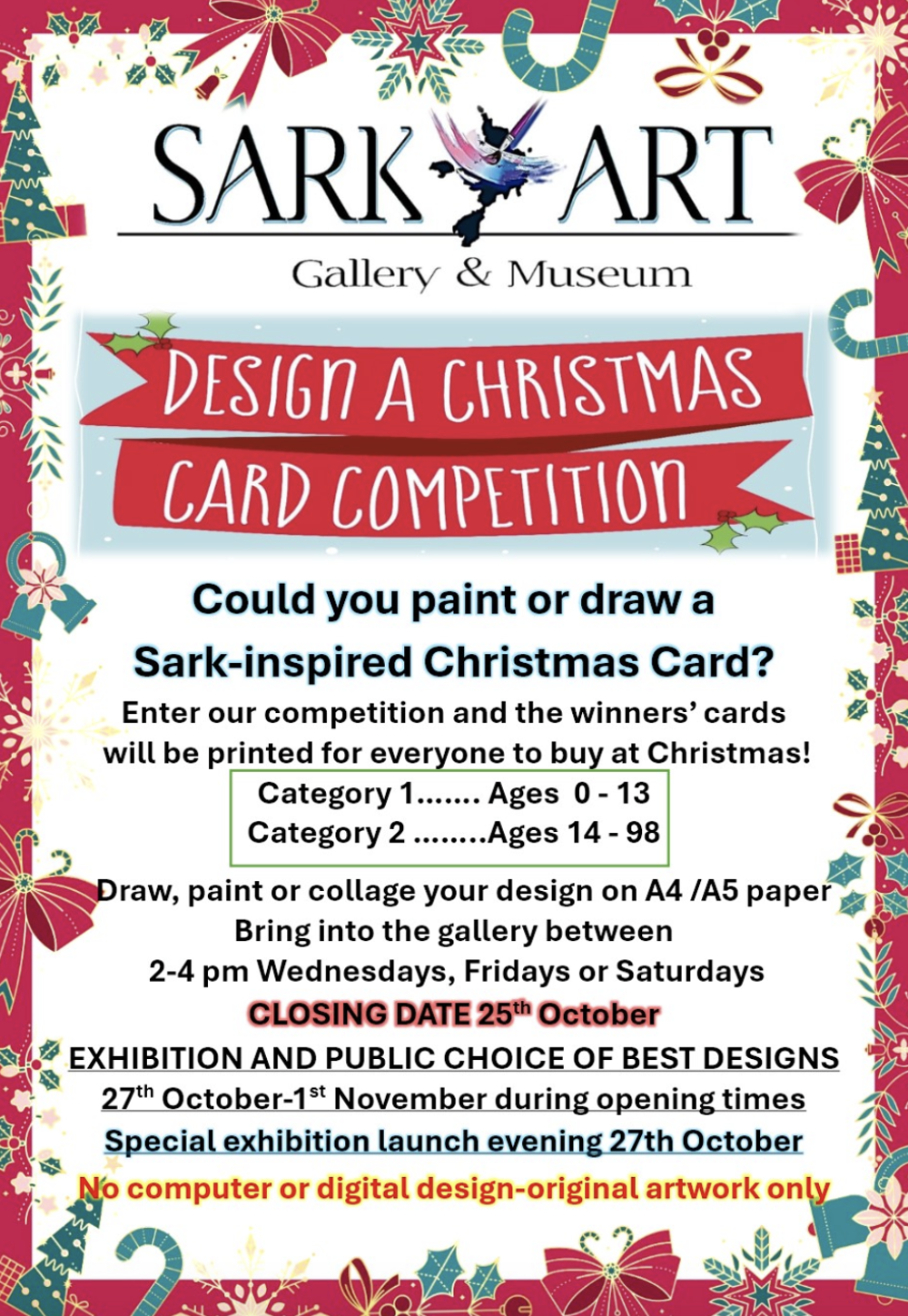 Poster for Christmas Card Competetion: Submissions open!