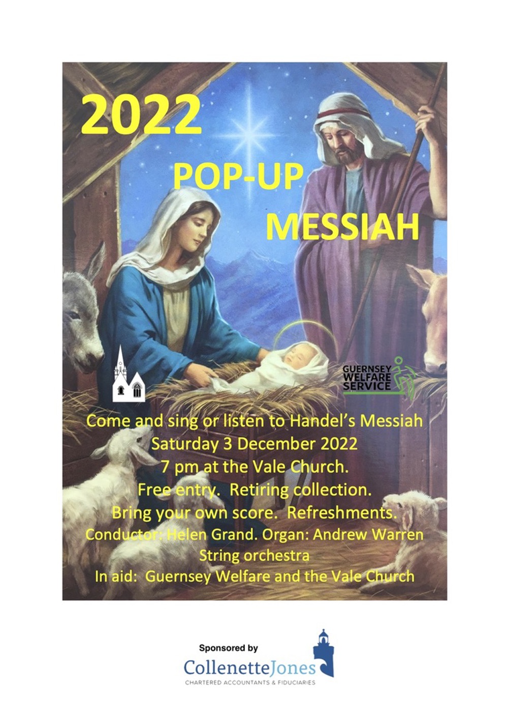 Poster for 2022 Pop-Up Messiah