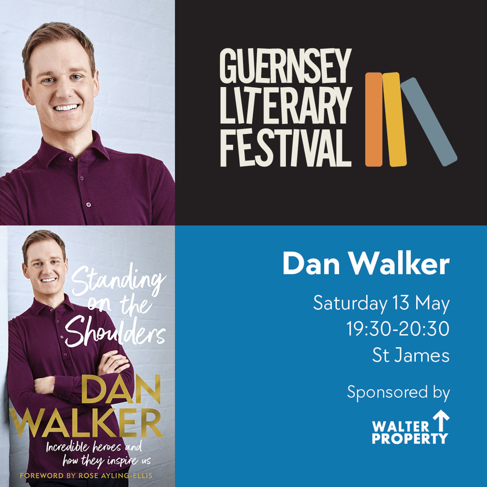 Standing on the Shoulders - Dan Walker - Guernsey Literary Festival
