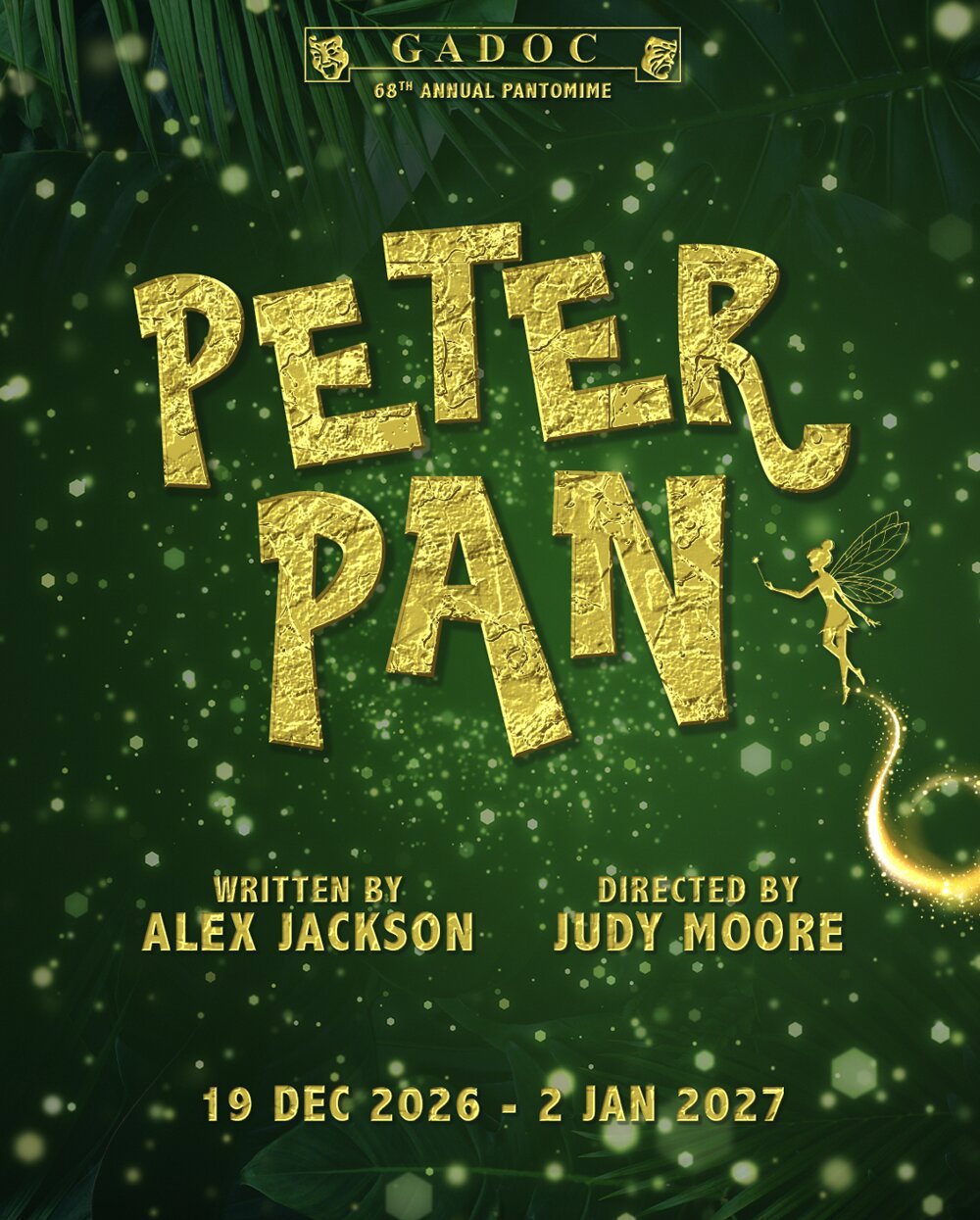 Poster for GADOC presents: Peter Pan