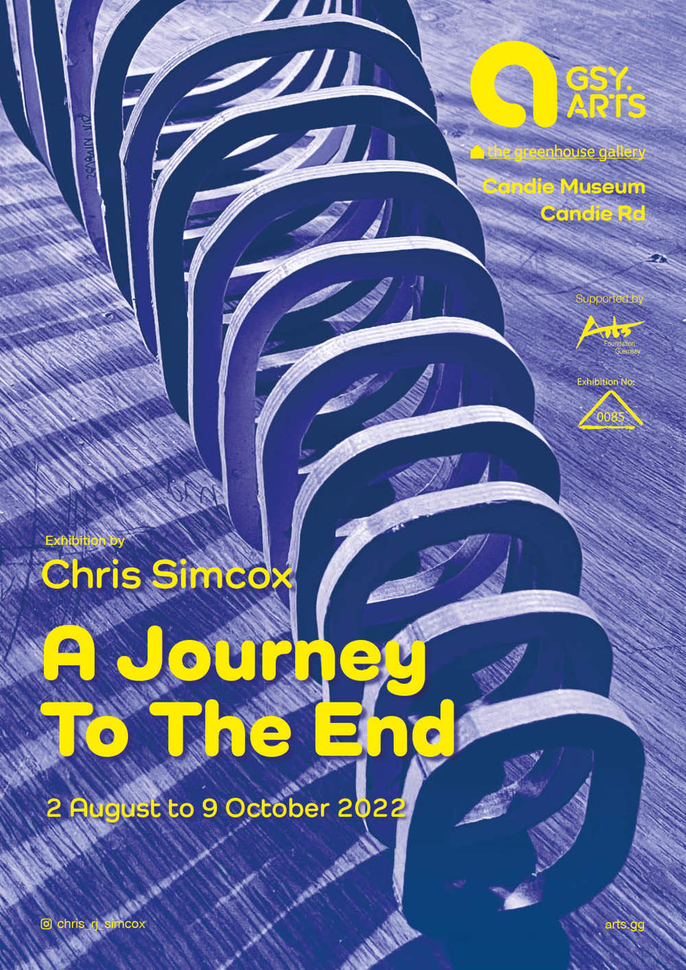 Poster for CHRIS SIMCOX - A JOURNEY TO THE END
