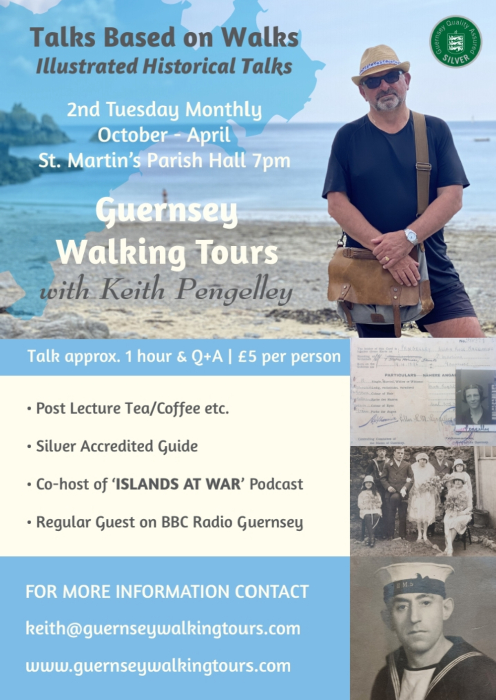 Poster for Talks Based on Walks - Illustrated Historical Talks