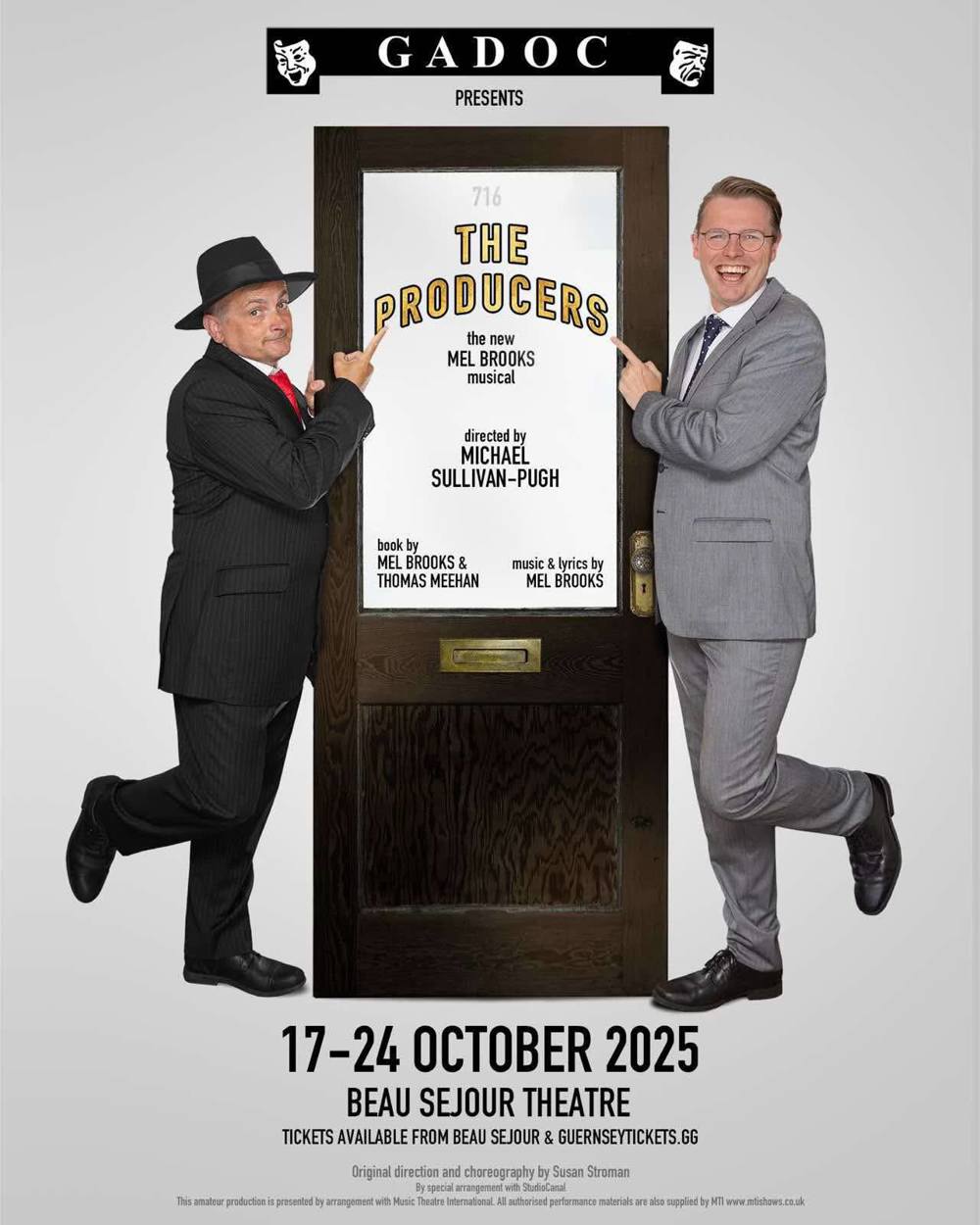 Poster for GADOC presents: The Producers