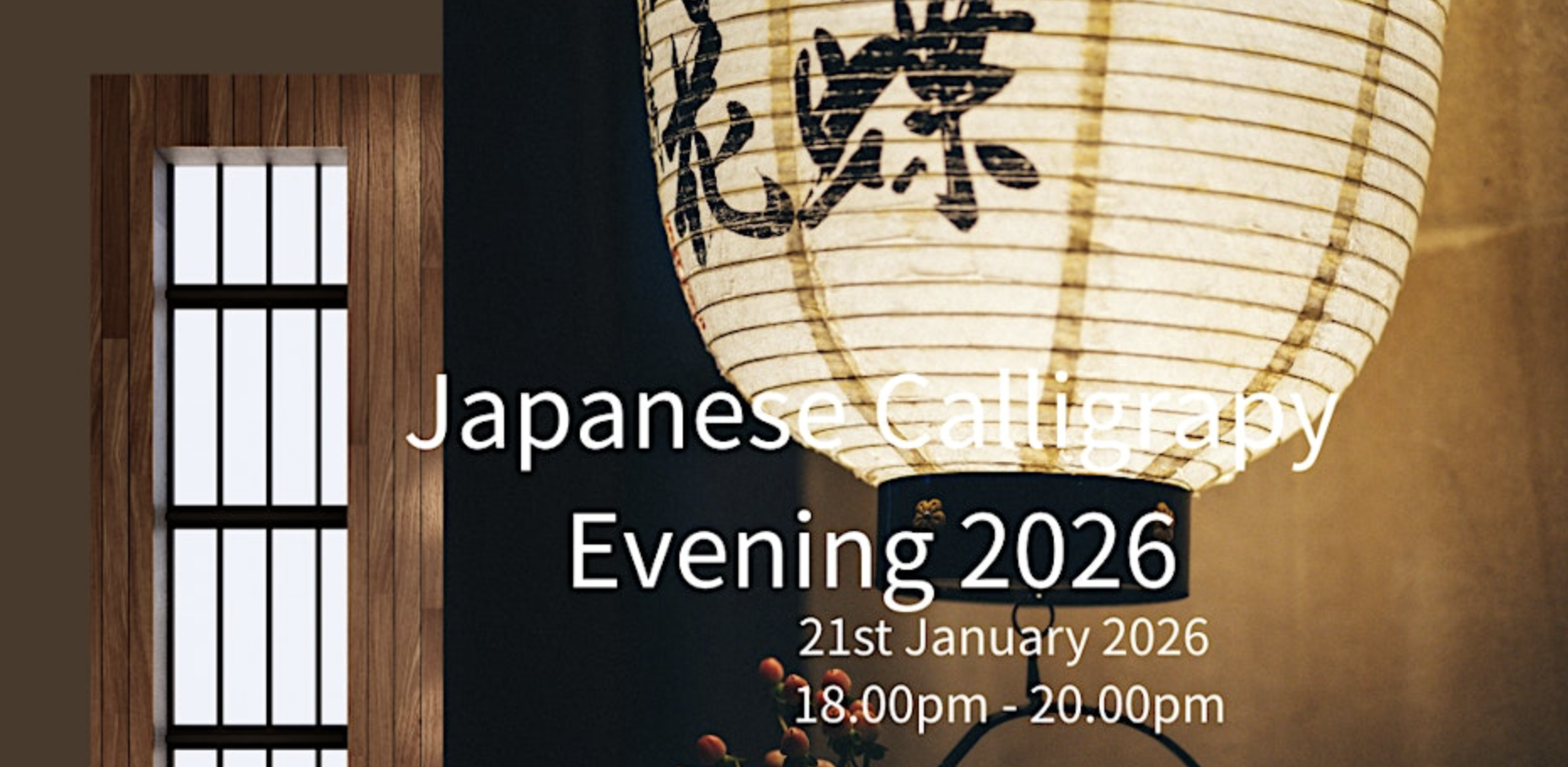 New Year Mindful Japanese Calligraphy Evening – Find Your 2026 Word