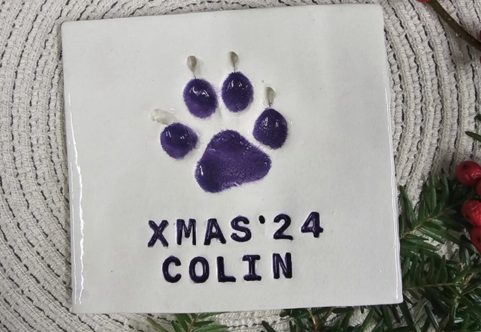 Ceramic Paw Print Keepsake Workshop