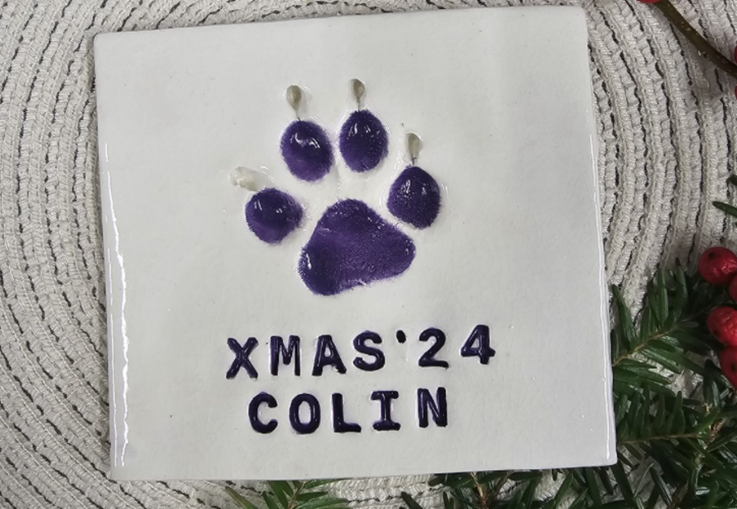 Ceramic Paw Print Keepsake Workshop