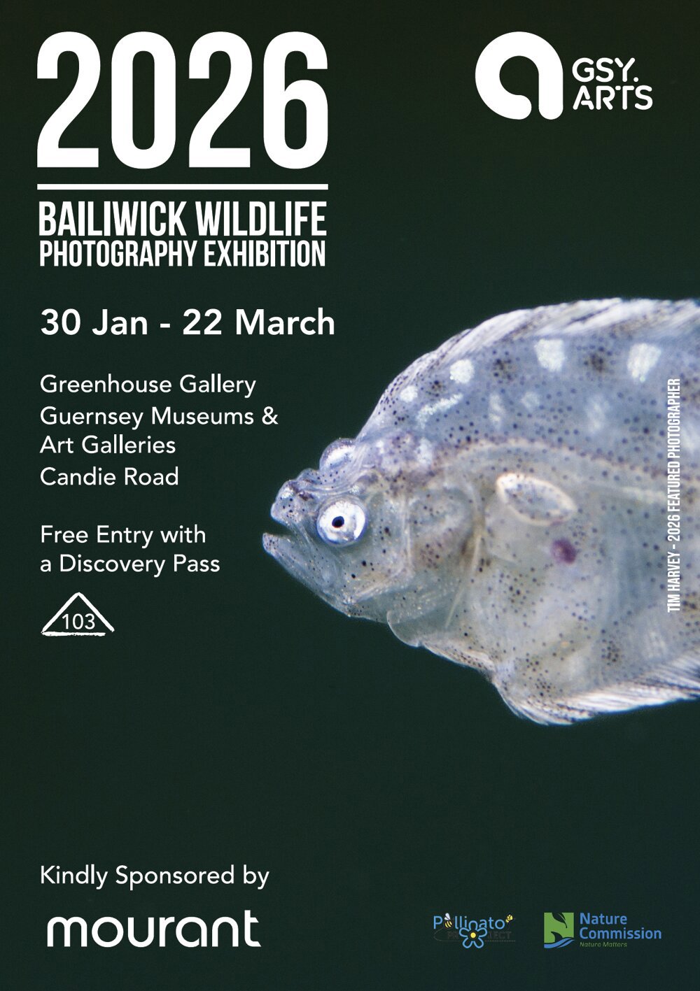 Poster for 2026 Bailiwick Wildlife Photography Exhibition