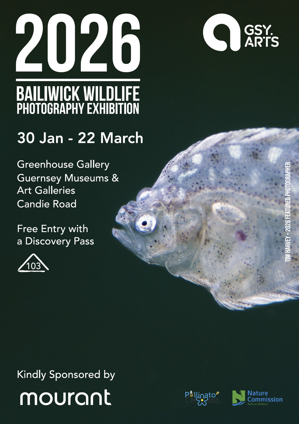 Poster for 2026 Bailiwick Wildlife Photography Exhibition