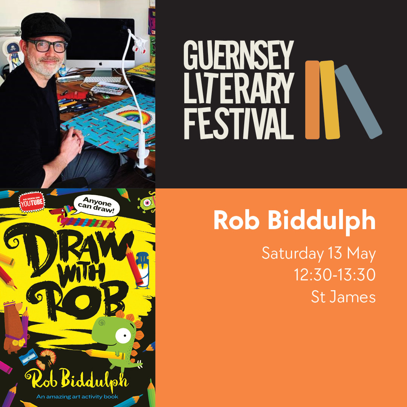 Rob Biddulph: Draw with Rob - Guernsey Literary Festival