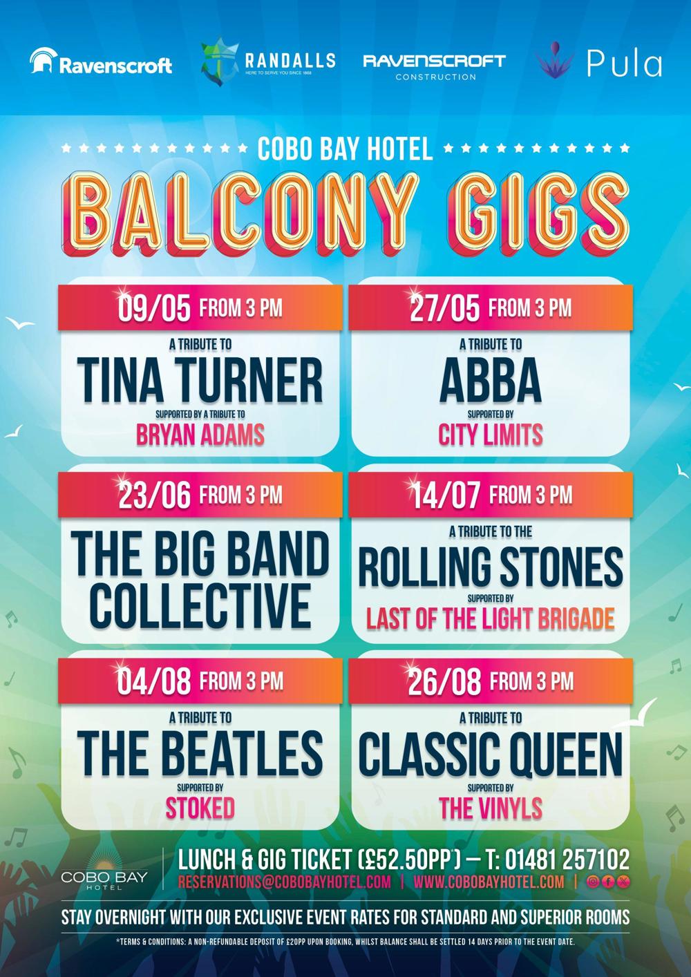 Poster for Cobo Balcony Gigs 2024