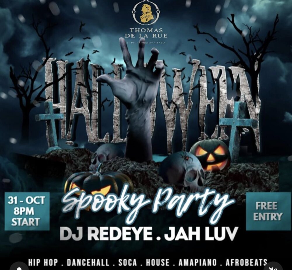 Poster for HALLOWEEN at The De La Rue
