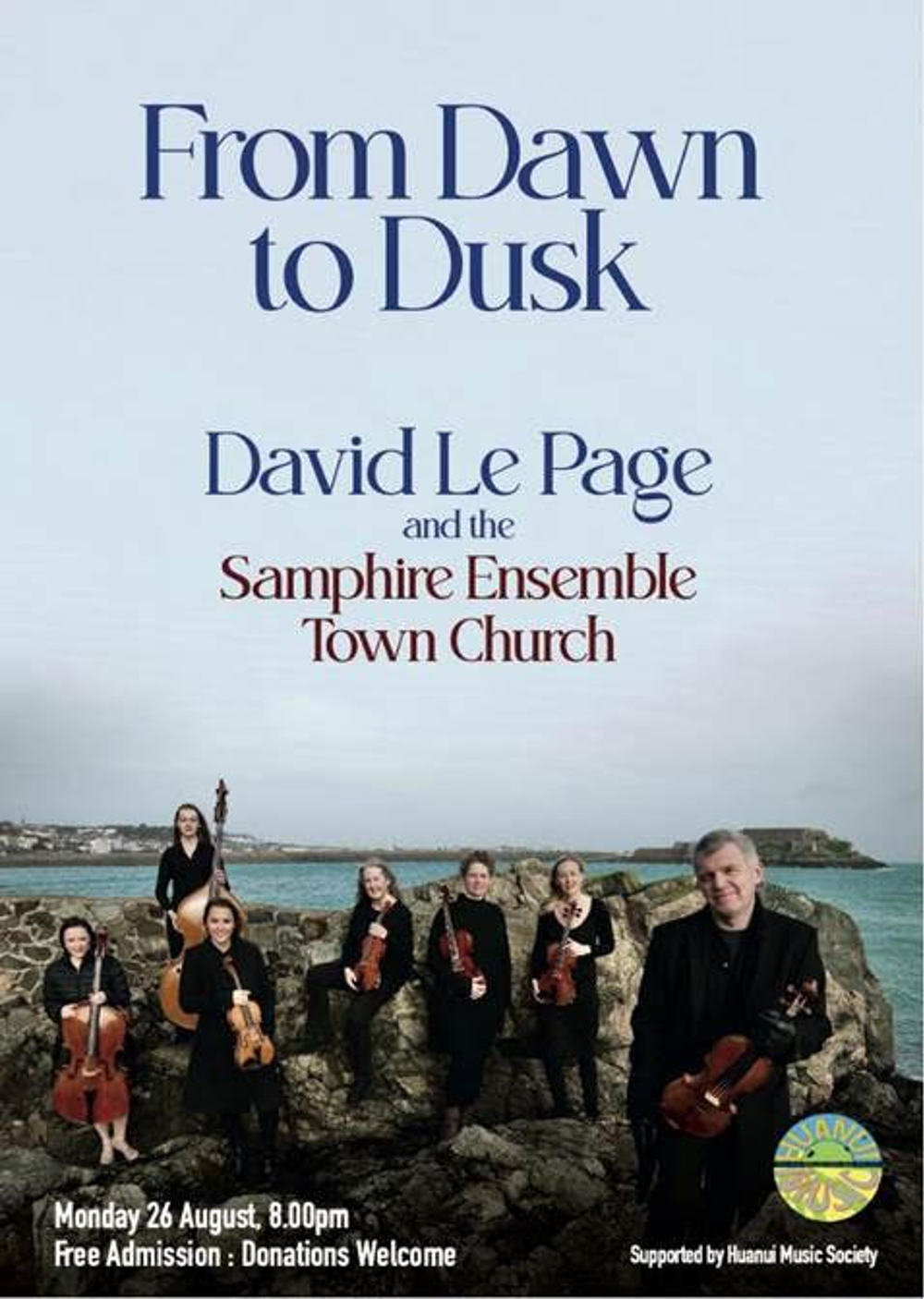 Poster for From Dawn to Dusk : David Le Page and the Samphire Ensemble