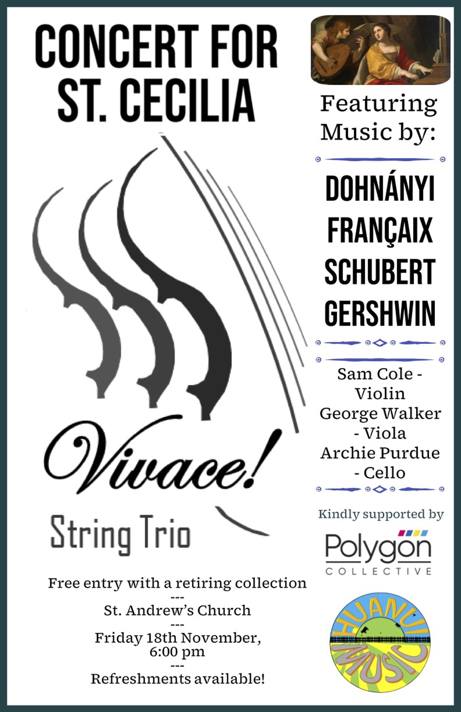 Vivace String Trio in Concert