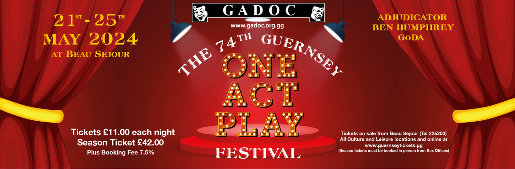 The 74th Guernsey One Act Play Festival