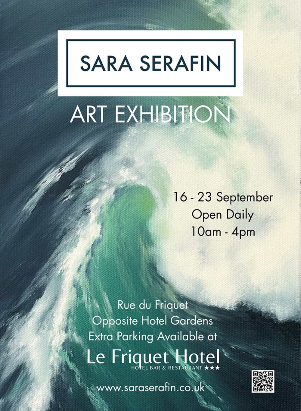 Poster for Sara Serafin - Art Exhibition