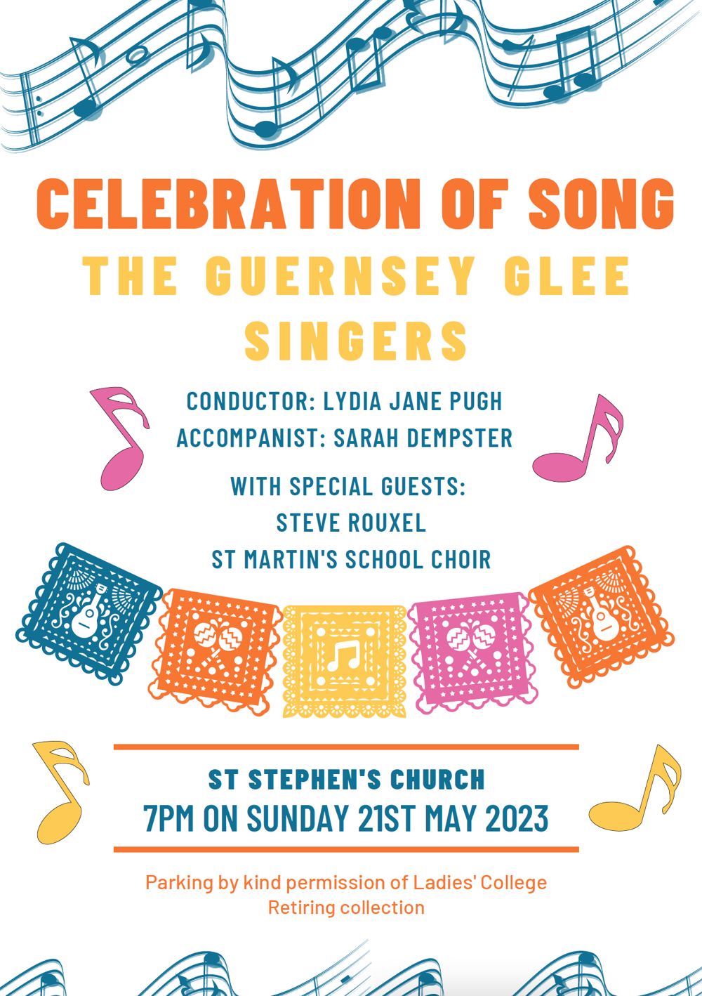 Poster for Guernsey Glee Singers - Celebration of Song