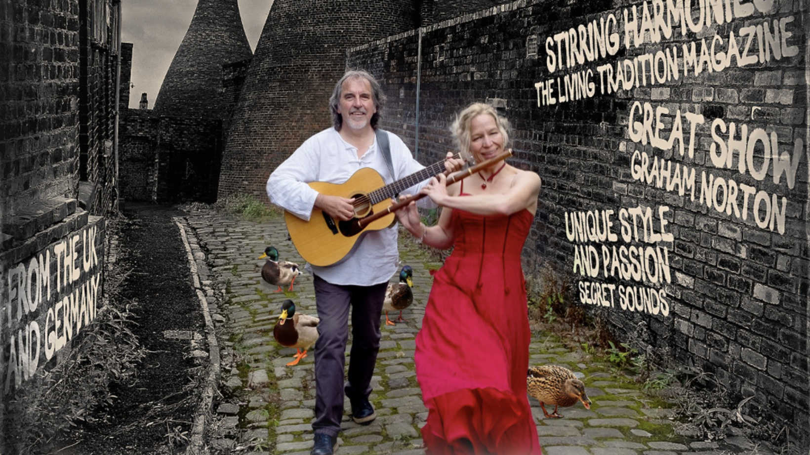 Paul Walker and Karen Pfeiffer at The Guernsey Folk Club